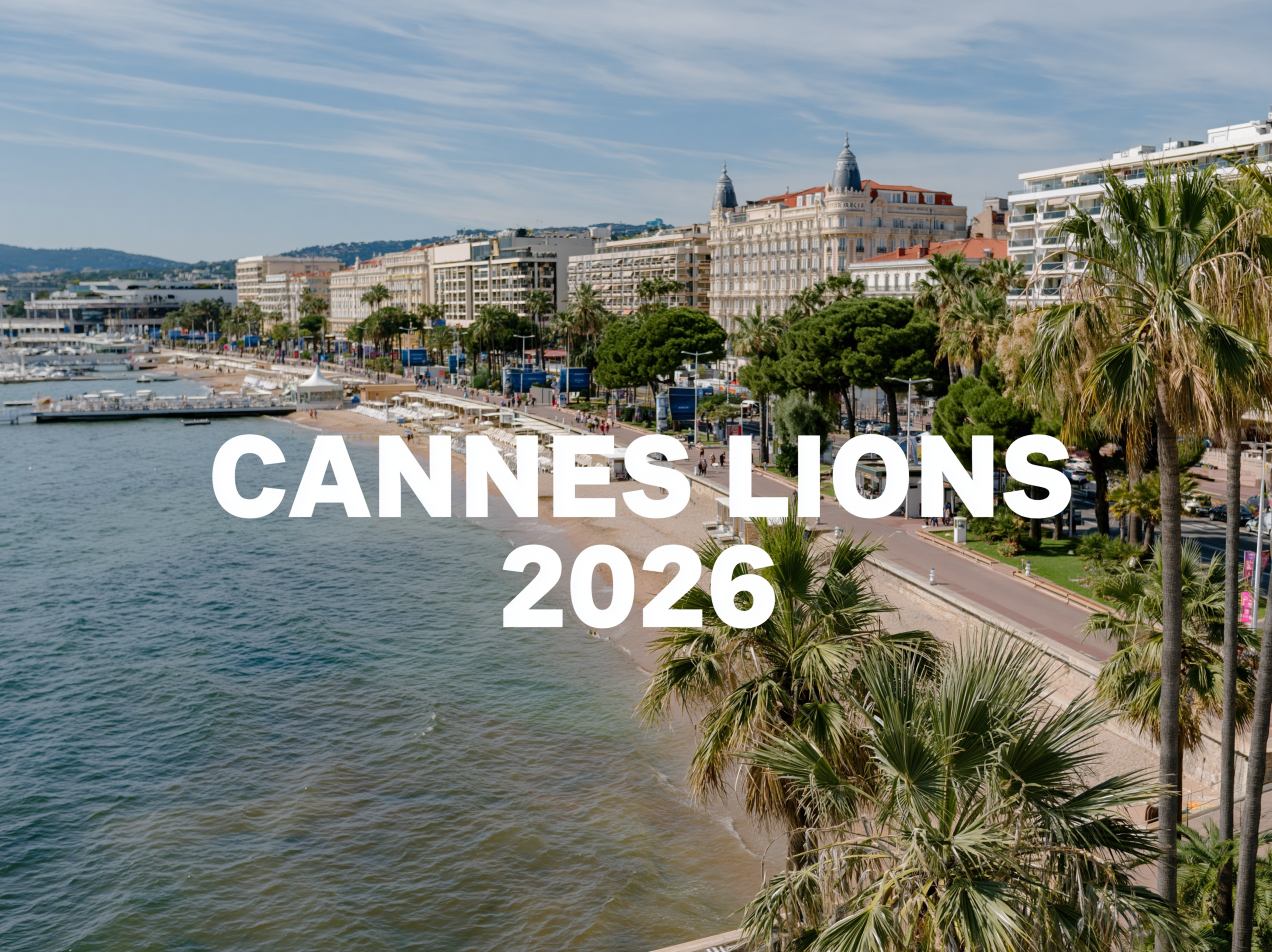 Cannes Lions 2026 Croisette — Photo Credit: Gemini.ai
